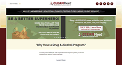 Desktop Screenshot of cleanfleet.org