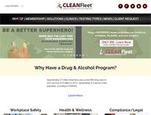 Tablet Screenshot of cleanfleet.org
